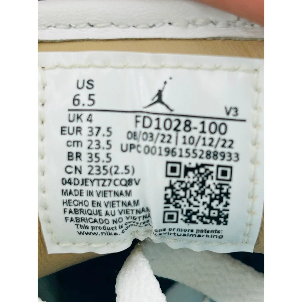 Nike Air Jordan 1 Elevate Low SE Women Sz 6.5‎ Blue Gold FD1028-100